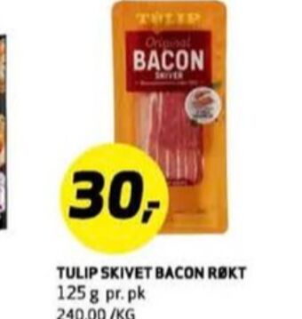 Bunnpris Tulip baconskiver tilbud
