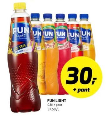 Bunnpris Fun light saft tilbud
