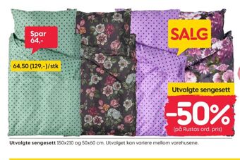 Rusta Ukjent sengesett tilbud