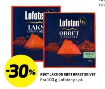 Bunnpris Lofoten ørret tilbud