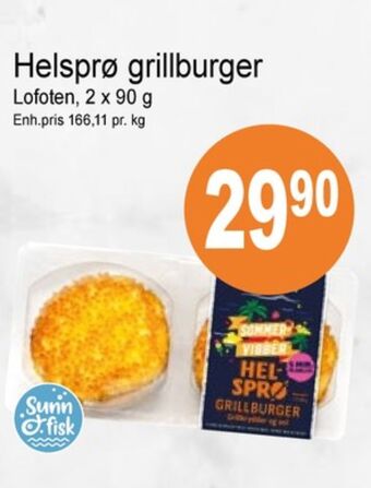 Joker Lofoten fiskeburger tilbud