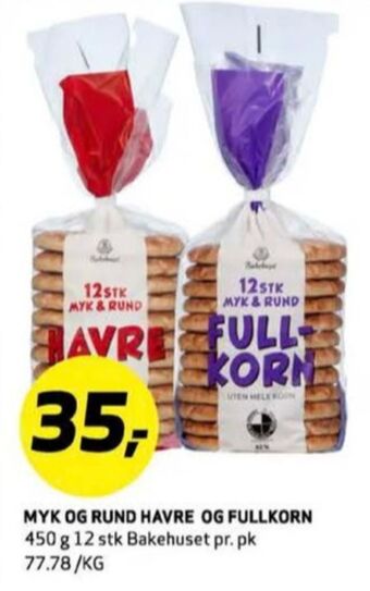 Bunnpris Myk & rund brød tilbud