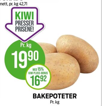 Kiwi Ukjent poteter tilbud