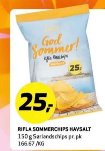 Bunnpris Sørlandschips chips tilbud