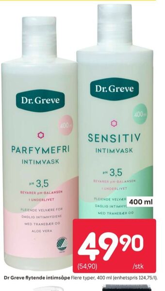 Rusta Dr greve intimvask tilbud