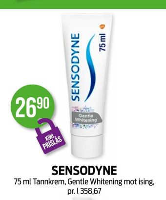 Kiwi Sensodyne tannkrem tilbud