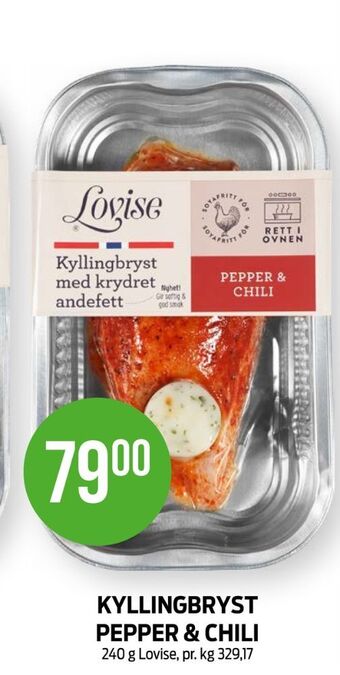 Kiwi Lovise kyllingbryst tilbud