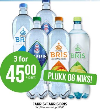 Kiwi Farris mineralvann tilbud