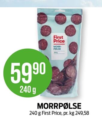 Kiwi First price morrpølse tilbud