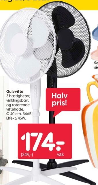 Rusta Ukjent gulvvifte tilbud