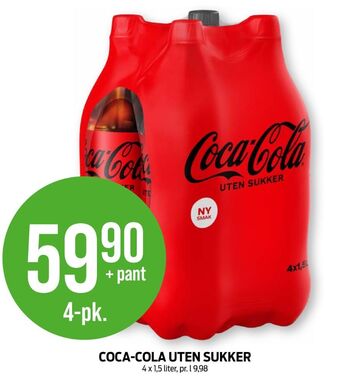 Kiwi Coca-cola zero brus tilbud