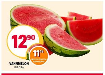 Coop Extra Vannmelon tilbud