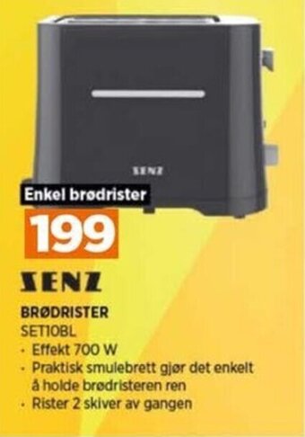 POWER BRØDRISTER SETIOBL tilbud