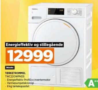 POWER Miele TØRKETROMMEL TWC220WPNDS tilbud