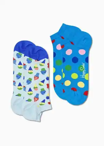 2-pack ice cream low sock