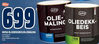 Coop Obs INFRA OLJEDEKKBEIS/OLJEMALING tilbud