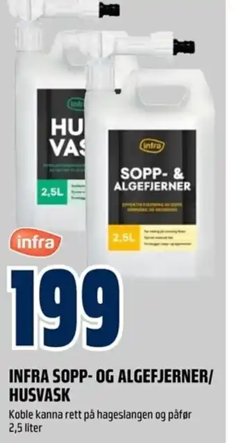 Coop Obs INFRA SOPP- OG ALGEFJERNER/ HUSVASK tilbud
