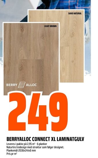 Coop Obs BERRYALLOC CONNECT XL LAMINATGULV tilbud