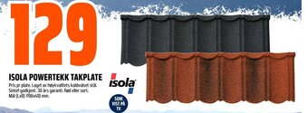 Coop Obs ISOLA POWERTEKK TAKPLATE tilbud