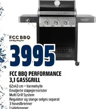 Coop Obs FCC BBQ PERFORMANCE 3,1 GASSGRILL tilbud