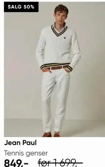 VIC Jean Paul Tennis genser tilbud