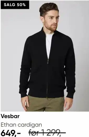 VIC Vesbar Ethan cardigan tilbud