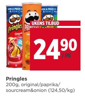 Meny Pringles tilbud