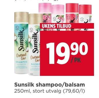 Meny Sunsilk shampoo/balsam tilbud