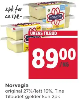 Meny Norvegia skæreost tilbud