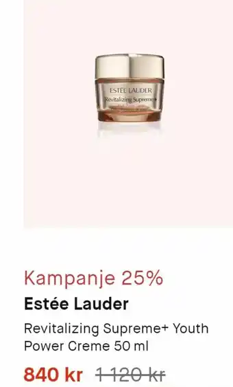 Kicks Estée Lauder Revitalizing Supreme+ Youth Power Creme 50 ml tilbud