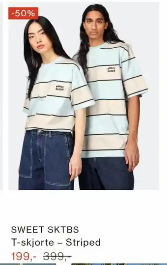 Junkyard SWEET SKTBS T-skjorte - Striped tilbud