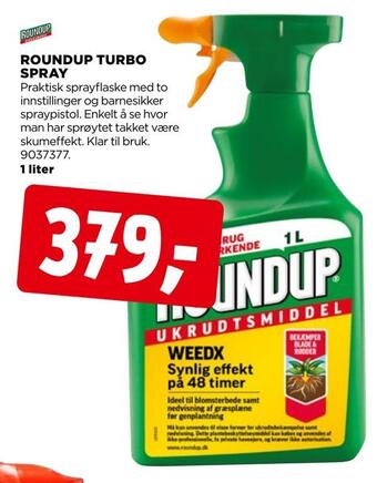 Roundup turbo spray