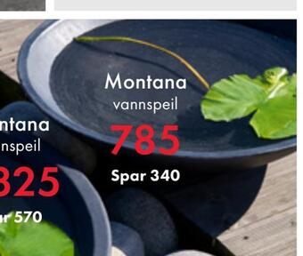 Fagmøbler Montana vannspeil tilbud