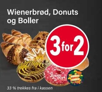 Nærbutikken Wienerbrød, Donuts og Boller tilbud