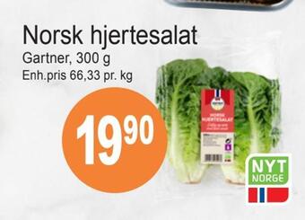 Joker Norsk hjertesalat tilbud
