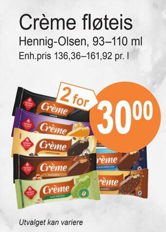 Joker Crème fløteis tilbud