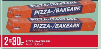 Europris Pizza-/bakepapir tilbud