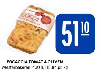 Rema 1000 FOCACCIA TOMAT & OLIVEN tilbud