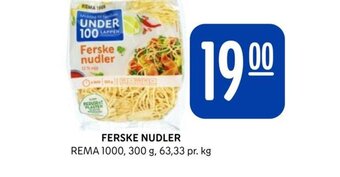 Rema 1000 FERSKE NUDLER tilbud