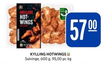 Rema 1000 KYLLING HOTWINGS tilbud