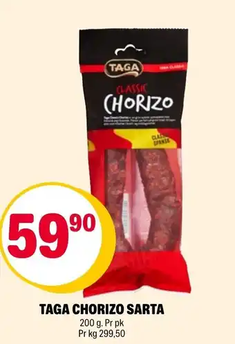 Coop Extra TAGA CHORIZO SARTA tilbud