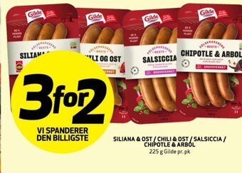 Bunnpris SILIANA & OST / CHILI & OST/SALSICCIA / CHIPOTLE & ARBÓL tilbud