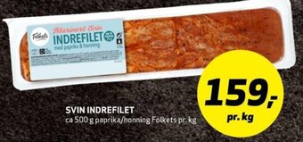 Bunnpris SVIN INDREFILET tilbud