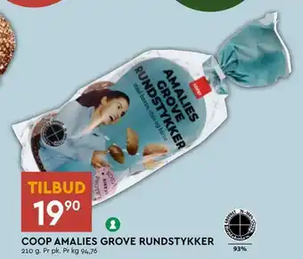 Coop Mega Coop amalies grove rundstykker tilbud