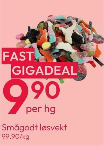 Gigaboks Smågodt løsvekt tilbud