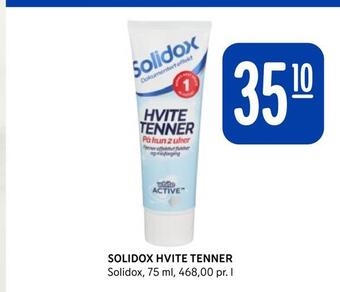 Rema 1000 Solidox hvite tenner tilbud