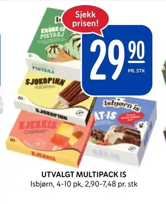 Rema 1000 Utvalgt multipack is tilbud