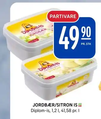 Rema 1000 Jordbær/sitron is tilbud