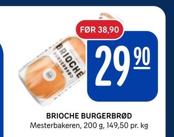 Rema 1000 Brioche burgerbrød tilbud