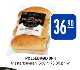 Rema 1000 Pølsebrød 8pk tilbud